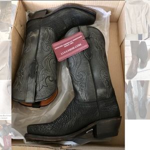 Lucchese Limited Edition Boots Shark Leather
